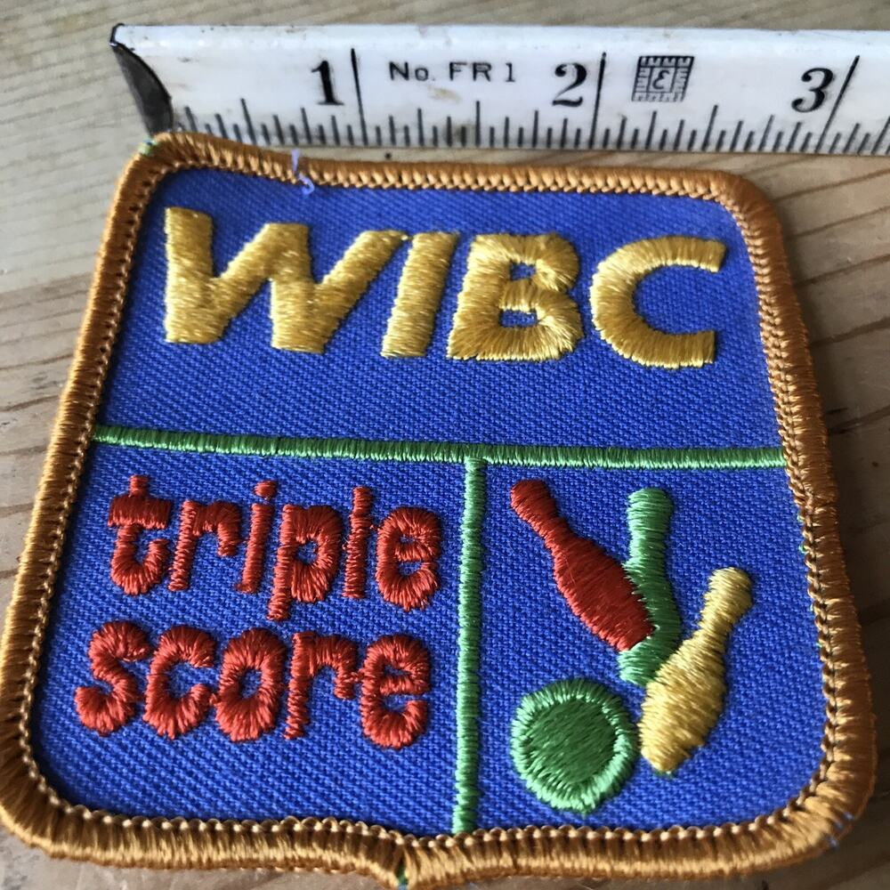 WIBC Bowling‎ Patch “triple score”